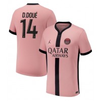 Maglie da calcio Paris Saint-Germain Desire Doue #14 Terza Maglia 2024-25 Manica Corta